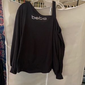 Off the shoulder Bebe shirt
